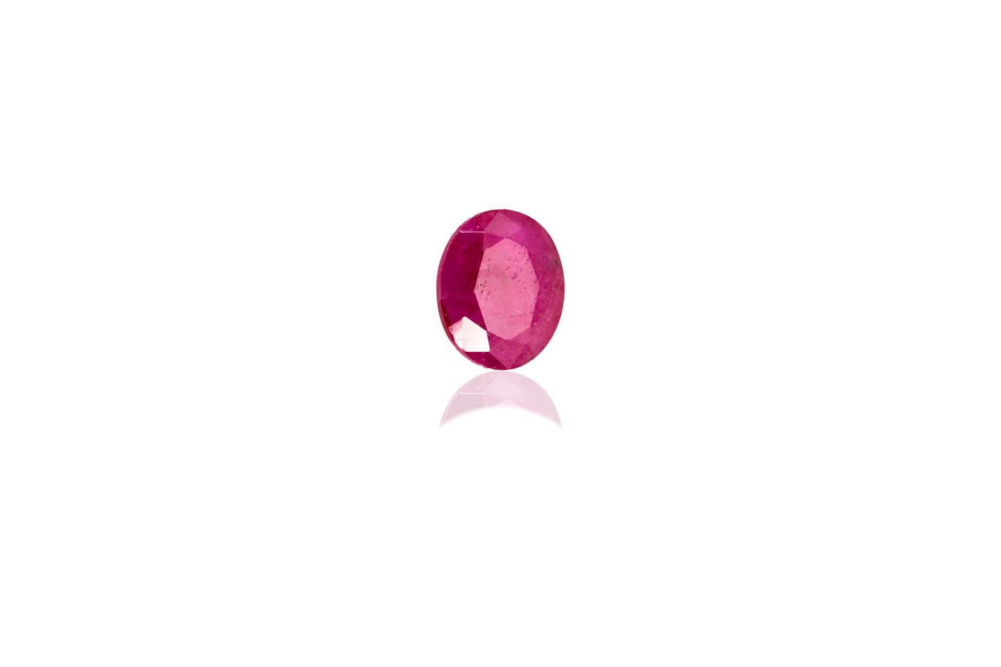 RED AFRICAN RUBY - 4.34 ct