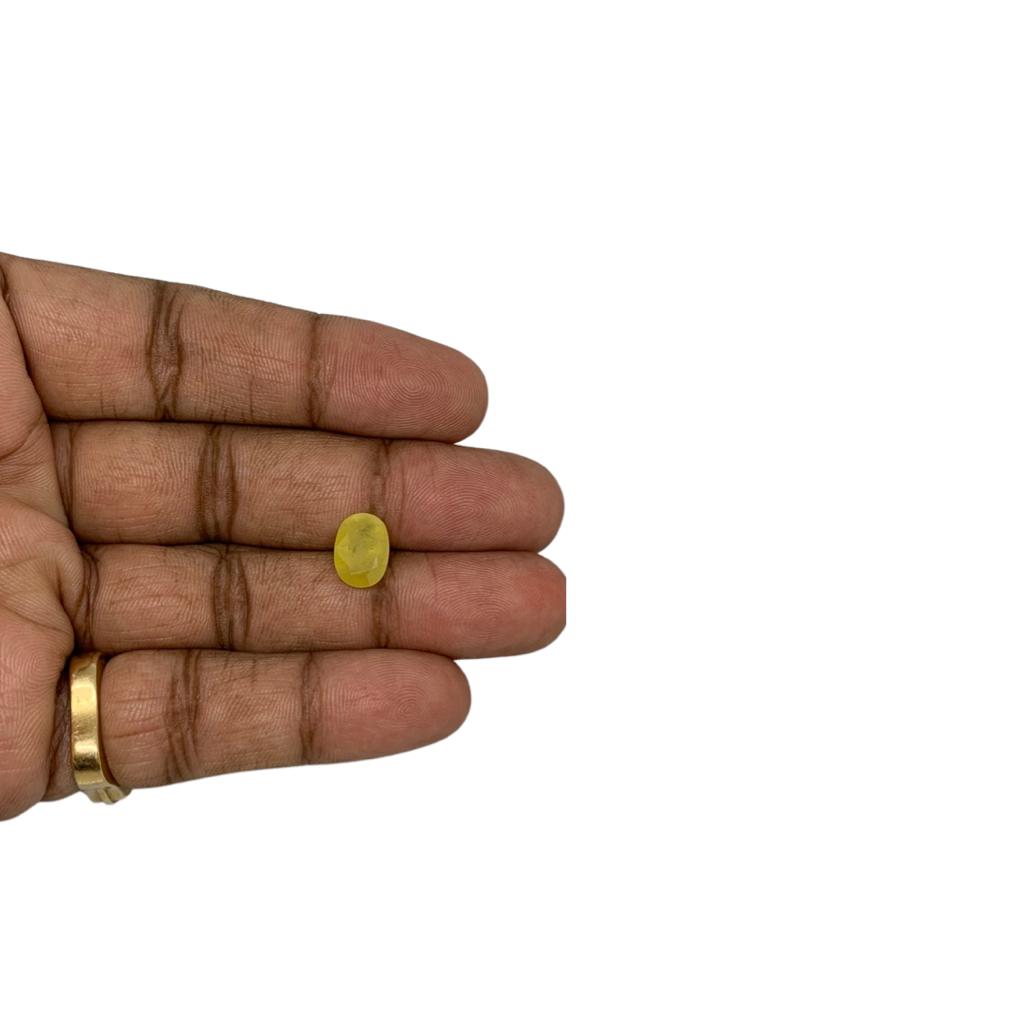 BANGKOK YELLOW SAPPHIRE - 3.88 ct