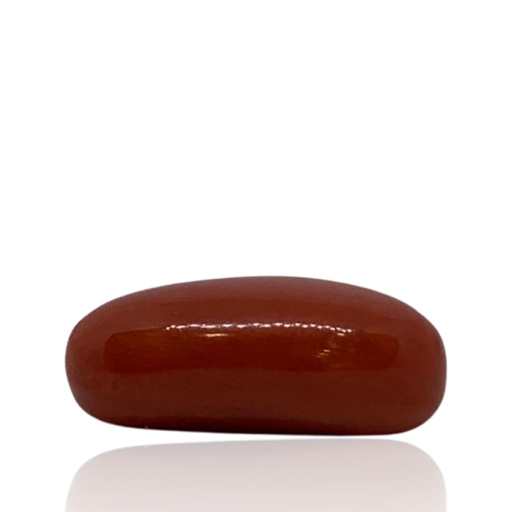 RED ITALIAN CORAL OVAL - 9.55 ct
