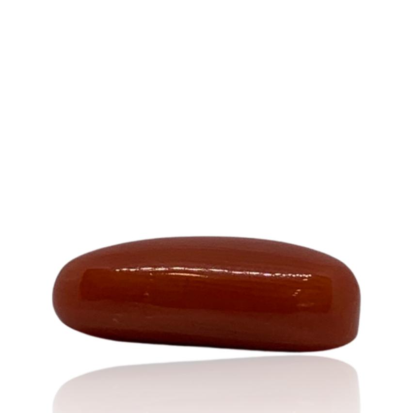 RED ITALIAN CORAL OVAL - 9.37 ct