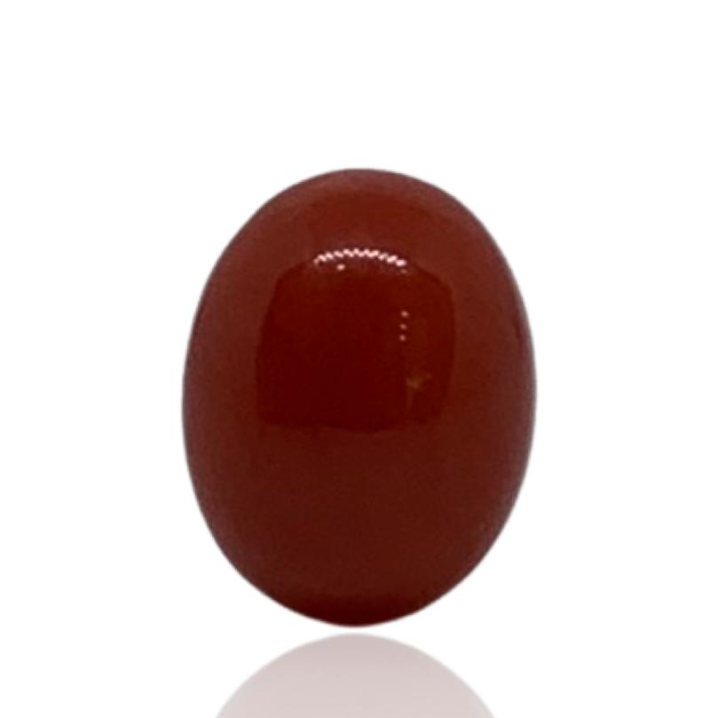 RED ITALIAN CORAL OVAL - 4.6 ct