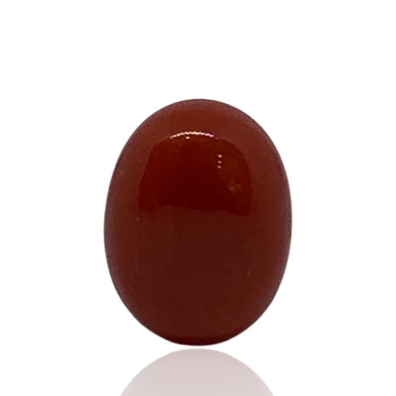 RED ITALIAN CORAL OVAL - 5.6 ct