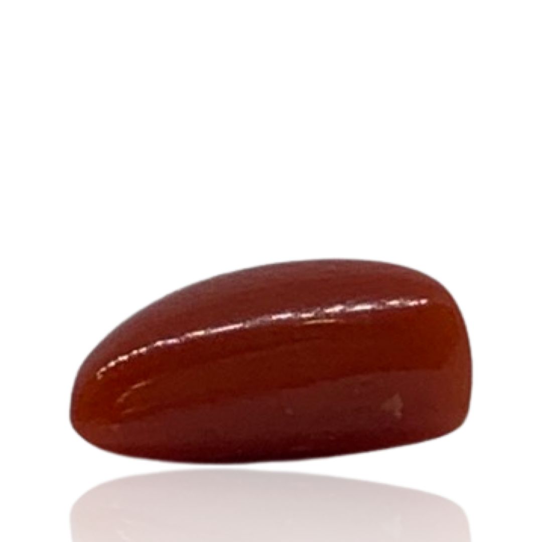 RED ITALIAN CORAL TRIANGLE - 3.85 ct