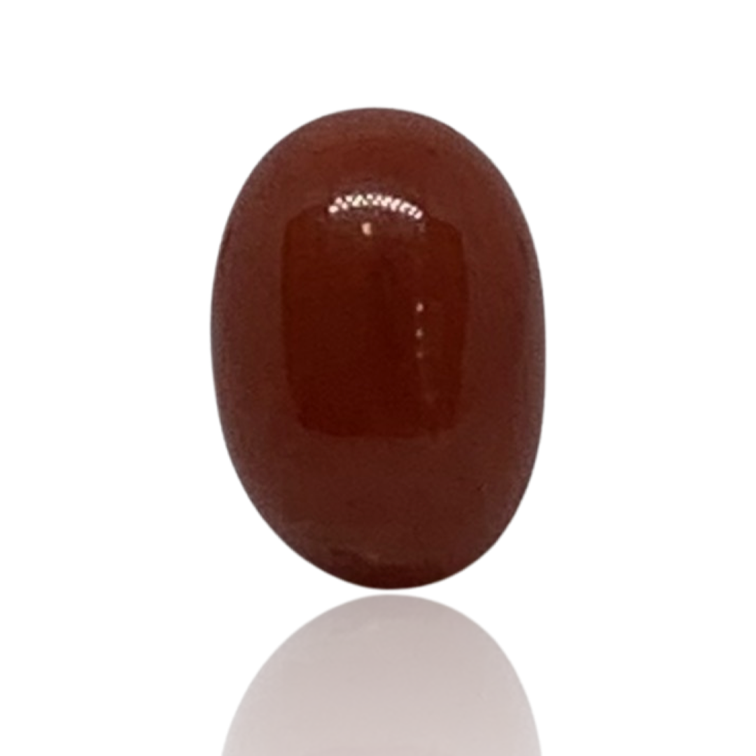 RED ITALIAN CORAL OVAL - 3 ct