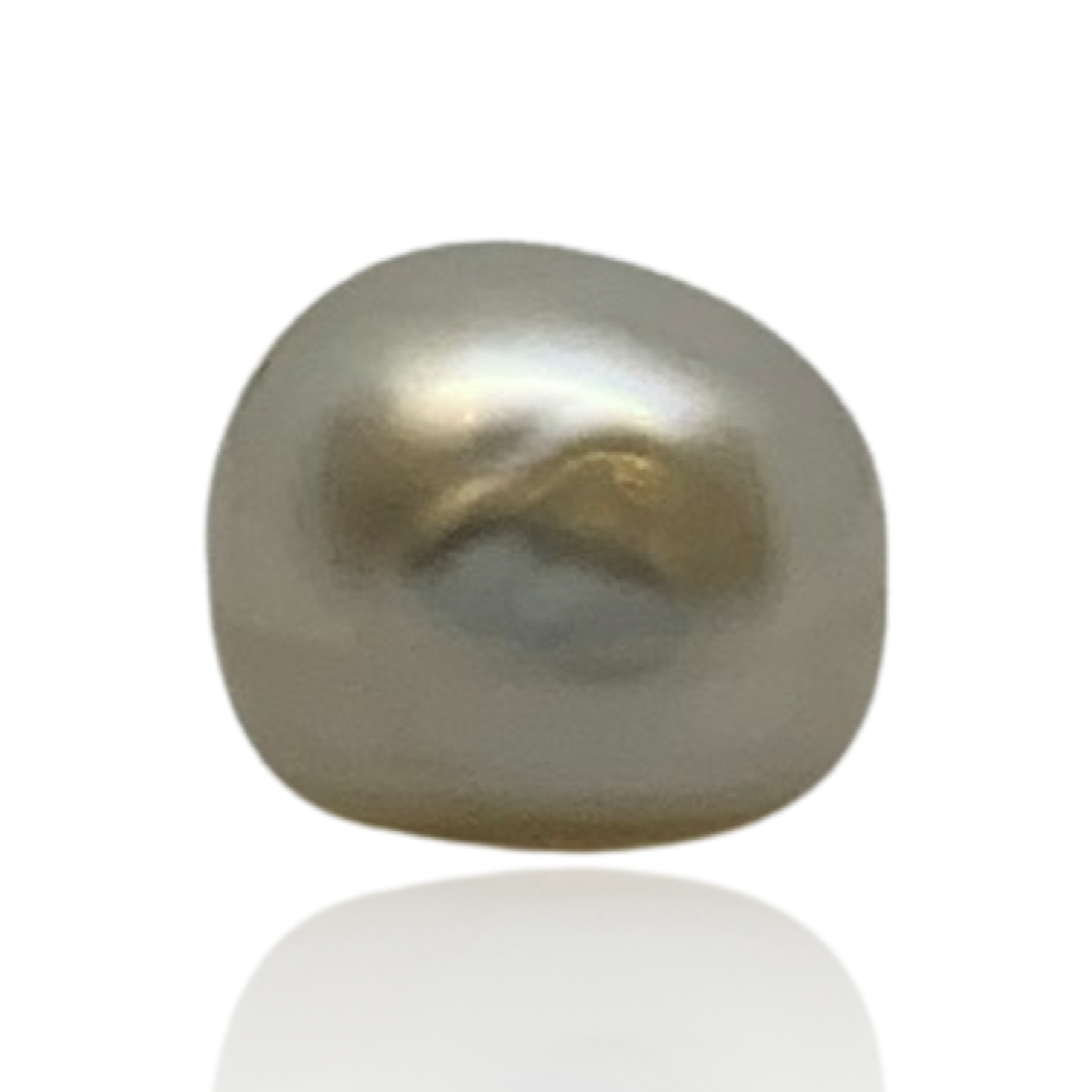 WHITE KESHI PEARL - 4.44 ct