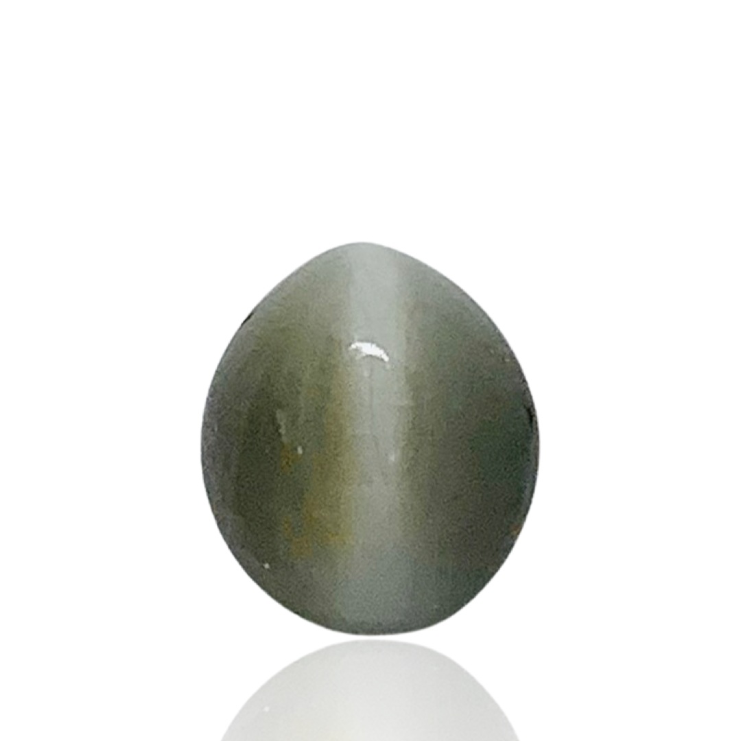 GREY QUARTZ CAT'SEYE - 4.18 ct