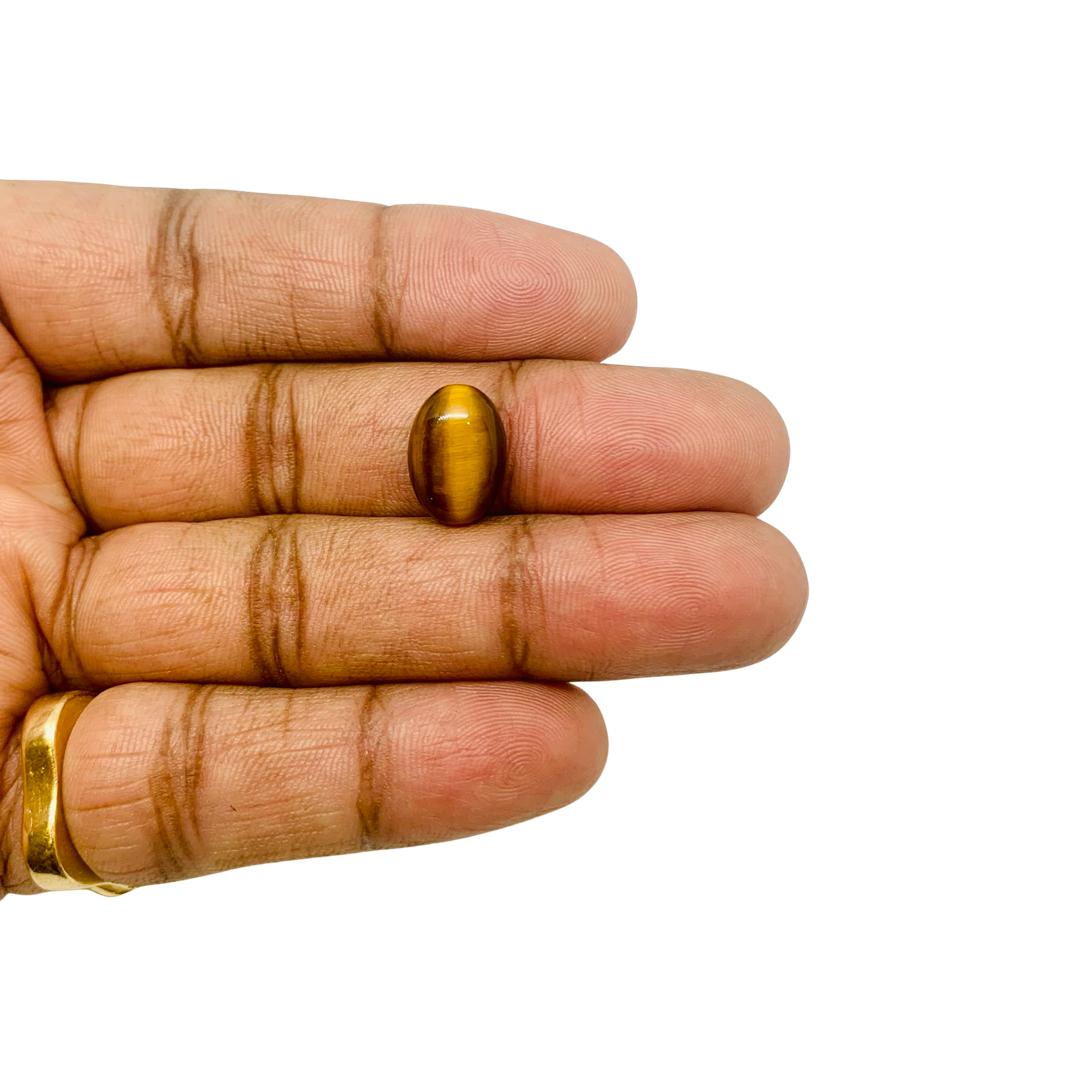 BROWN TIGER'S EYE - 6.95 ct