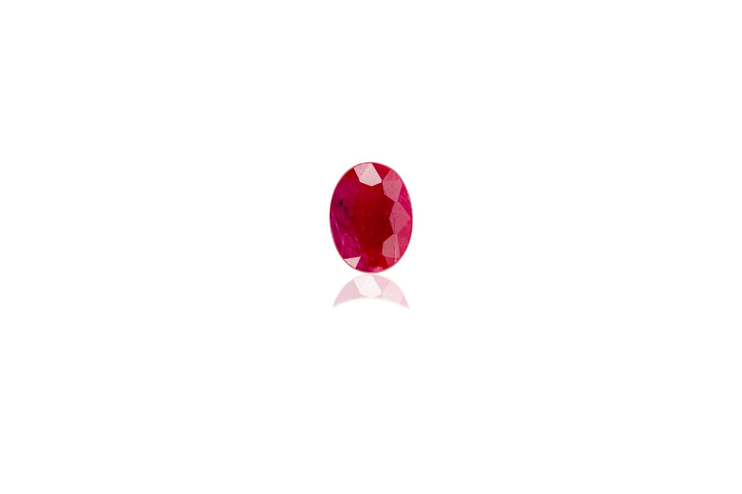 RED AFRICAN RUBY - 3.48 ct
