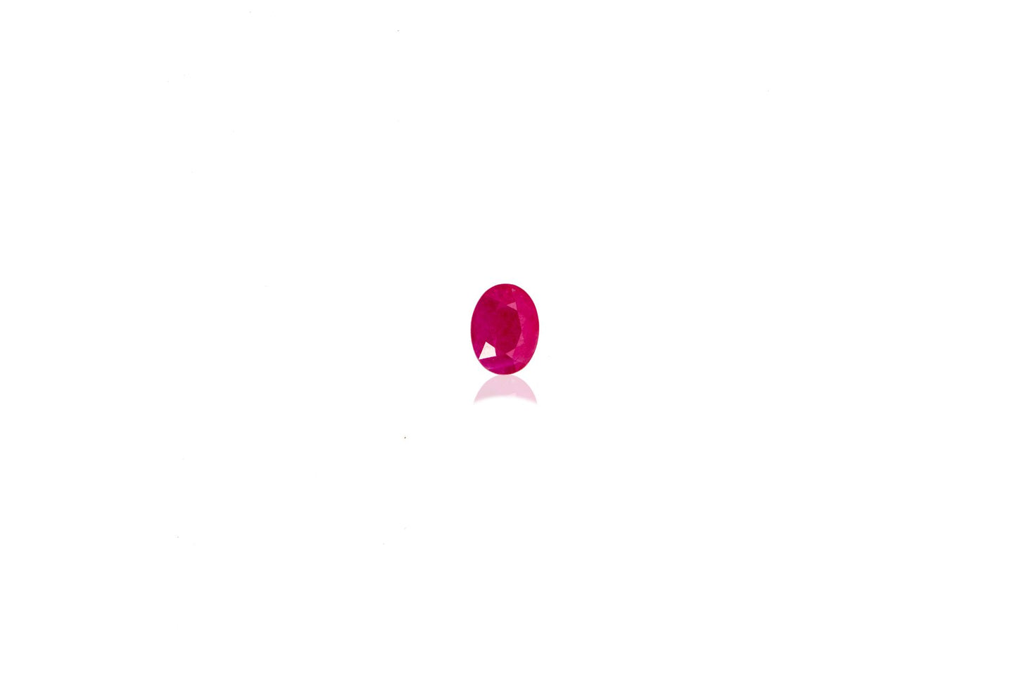 RED AFRICAN RUBY - 3.08 ct