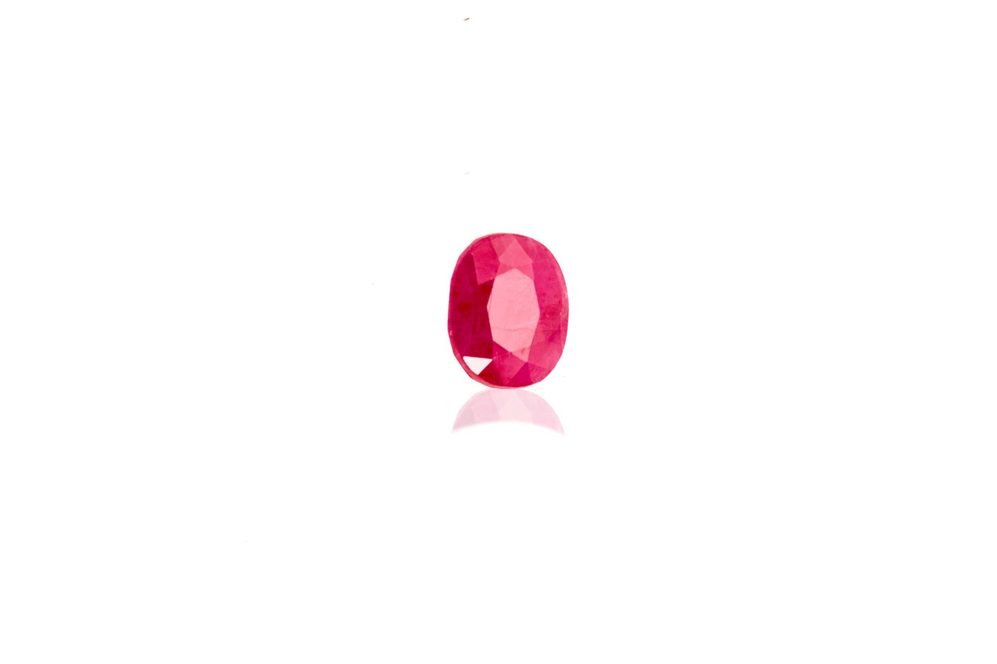 RED AFRICAN RUBY - 5.95 ct