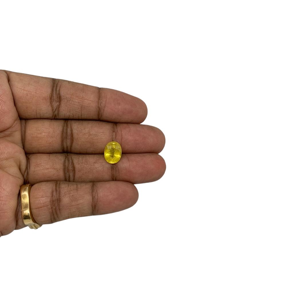 BANGKOK YELLOW SAPPHIRE - 4.92 ct