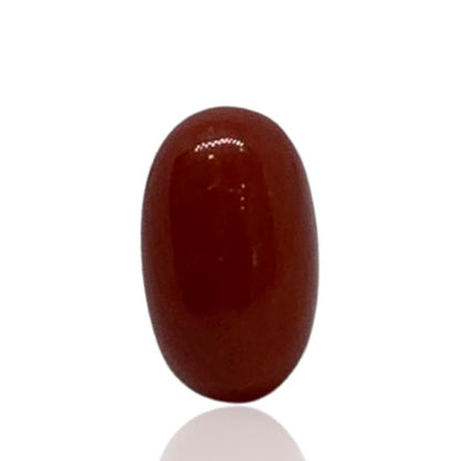 RED ITALIAN CORAL OVAL - 4.21 ct