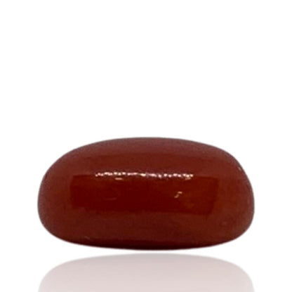 RED ITALIAN CORAL OVAL - 4.00  ct