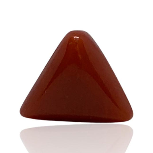 RED ITALIAN CORAL TRIANGLE - 7.53 ct