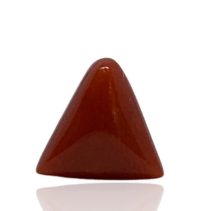 RED ITALIAN CORAL TRIANGLE - 3.91 ct