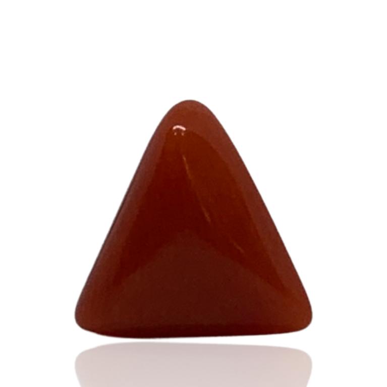 RED ITALIAN CORAL TRIANGLE - 2.9 ct