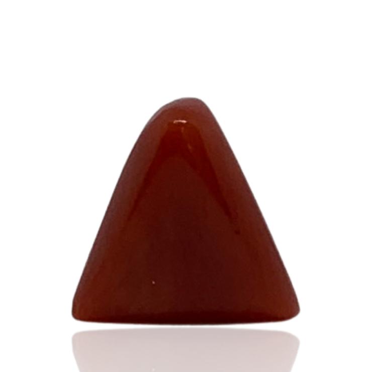 RED ITALIAN CORAL TRIANGLE - 3.57 ct
