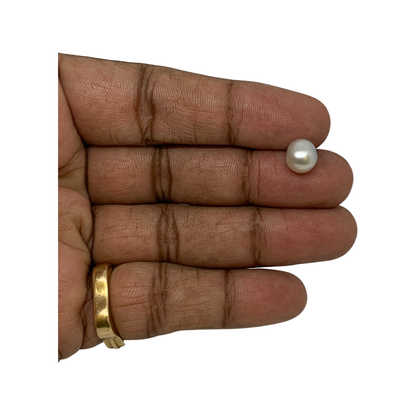 WHITE KESHI PEARL - 4.44 ct