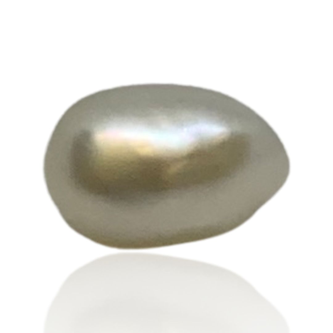 WHITE KESHI PEARL - 3.55 ct