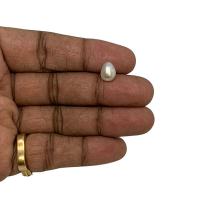 WHITE KESHI PEARL - 3.55 ct