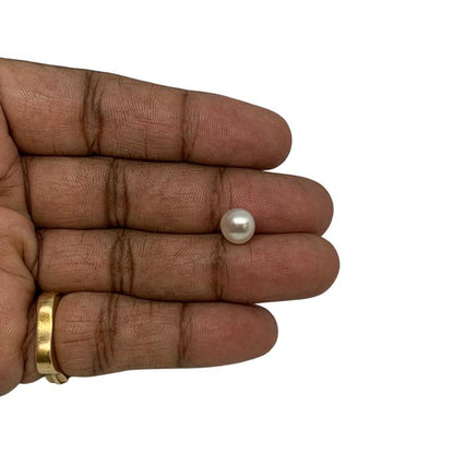 WHITE KESHI PEARL - 3.38 ct